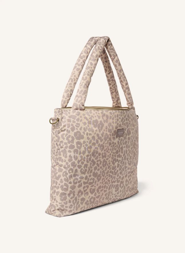 Sac à langer Puffy Léopard | Beige