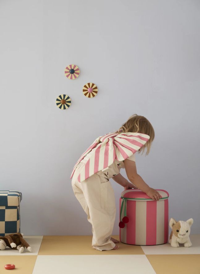 Circus storage pouffe | Pink