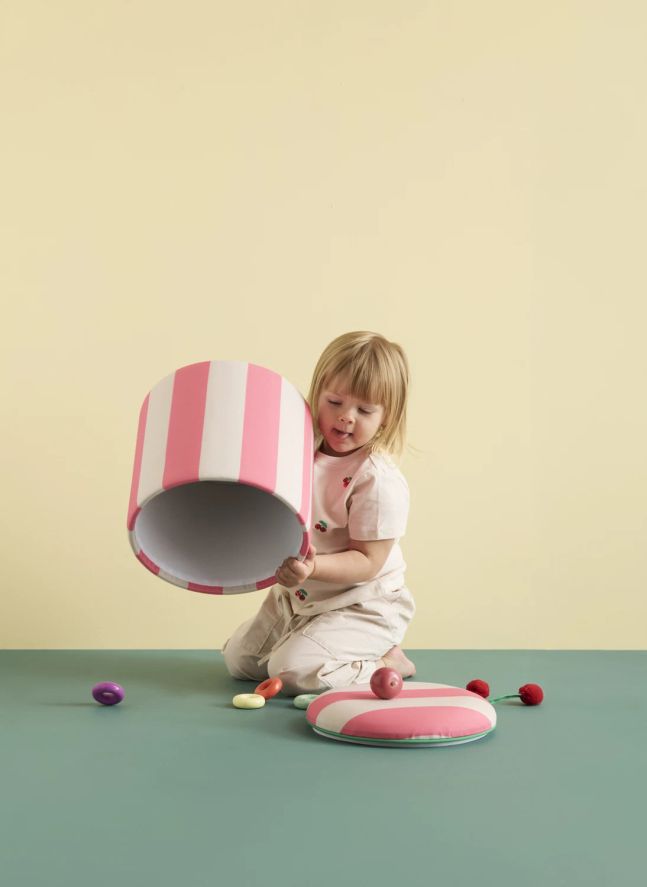 Circus storage pouffe | Pink