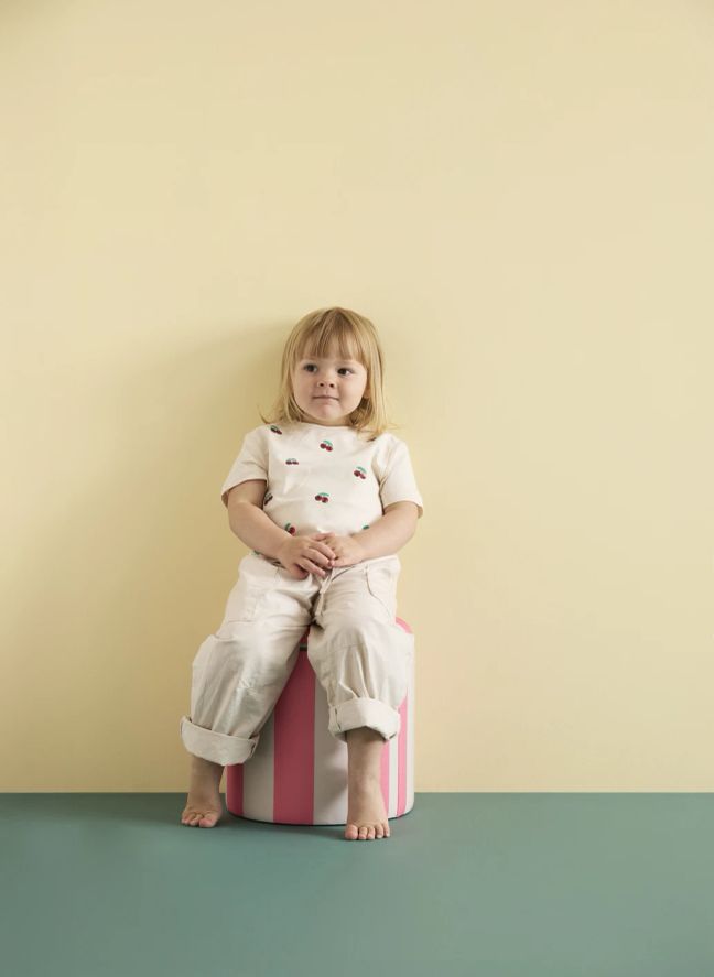 Pouf avec rangement Circus | Rose