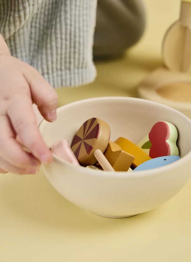 Wooden food processor