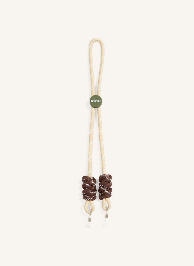 Cordon de Lunettes avec Bloqueur | Beige
