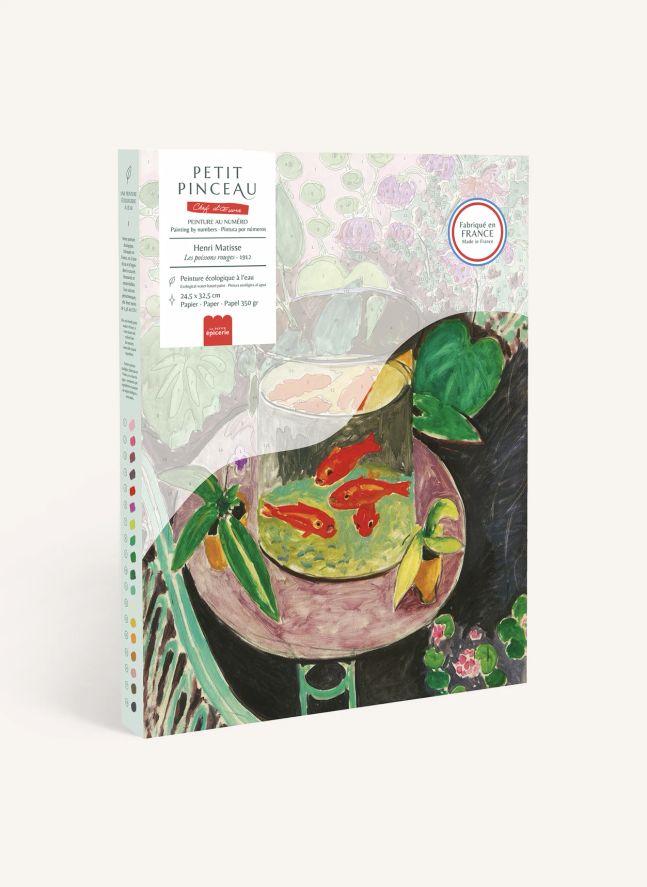 Kit de peinture au numéro - Les Poissons Rouges
