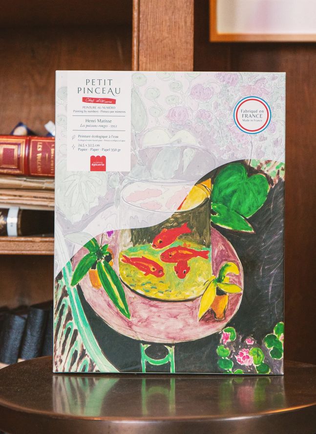 Kit de peinture au numéro - Les Poissons Rouges