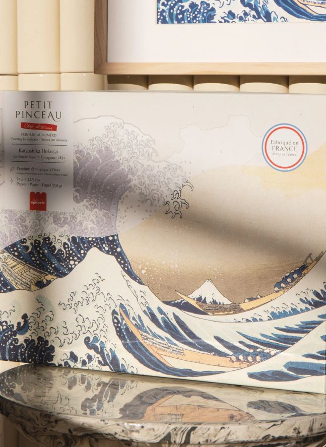 Kit de peinture au numéro - La Grande Vague de Kanagawa