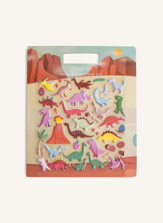 Livre de stickers repositionnables Dino
