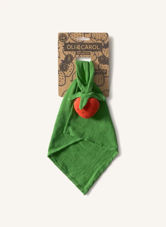 Doudou lange Sweetie la Fraise | Rouge