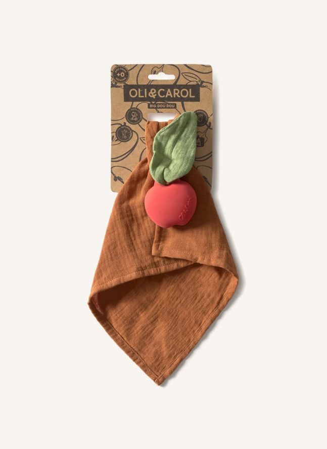 Doudou lange Pepa la Pomme | Rouge