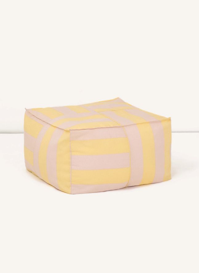 Pouf ottoman outdoor Otto | Jaune