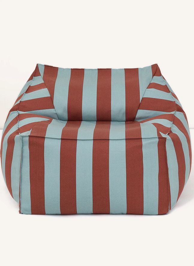 Lenny outdoor pouffe armchair | Toffee