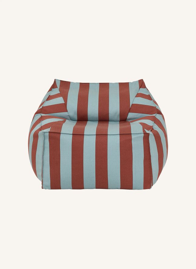 Lenny outdoor pouffe armchair | Toffee