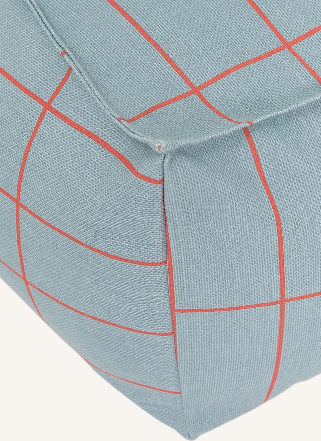 Vibes long pouffe | Blue