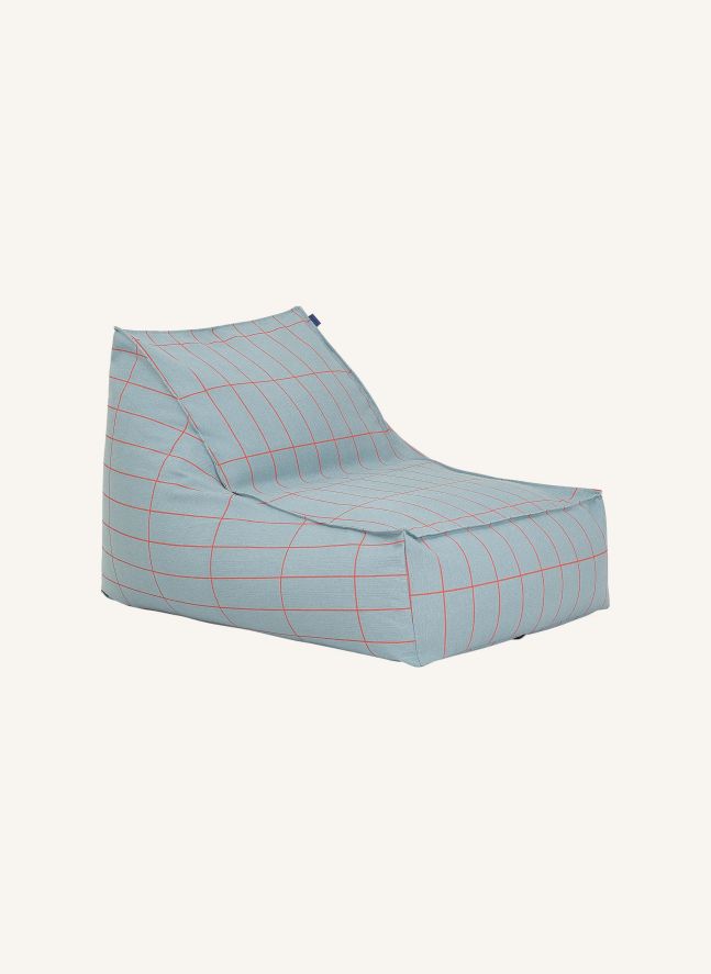 Vibes long pouffe | Blue