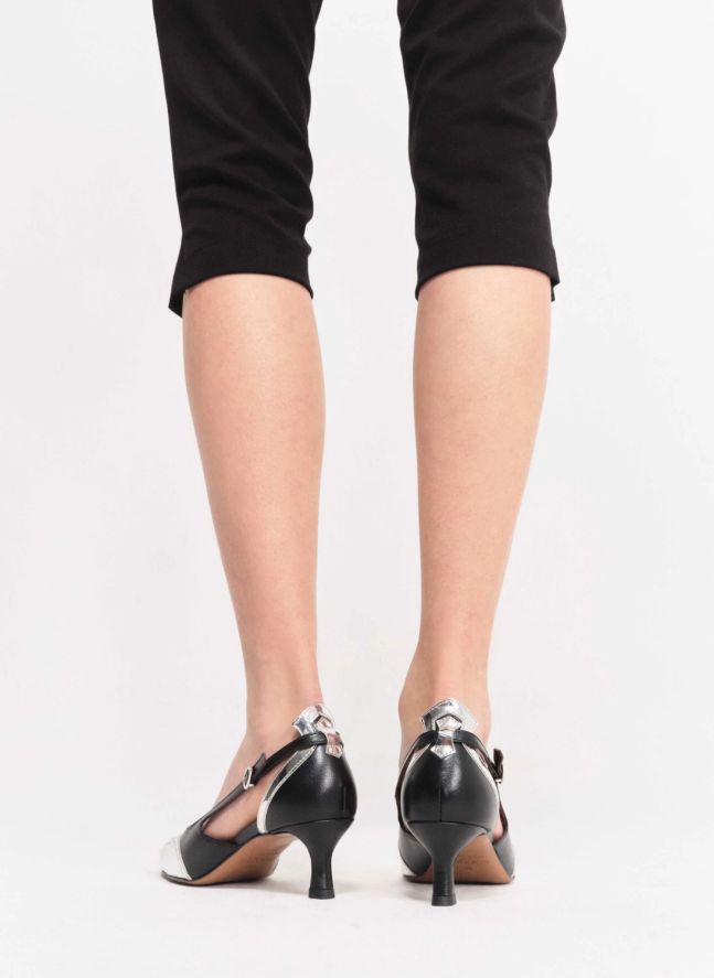 Escarpins Patti Cuir | Noir