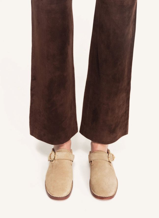 Slippers Lucca Suède | Taupe