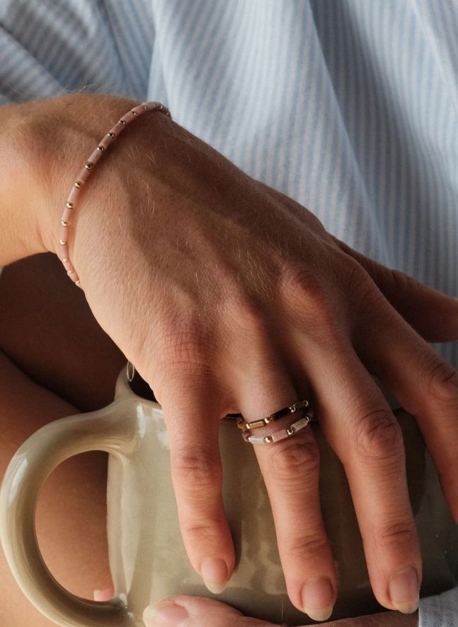 Bracelet Baia Rhodonite | Rose