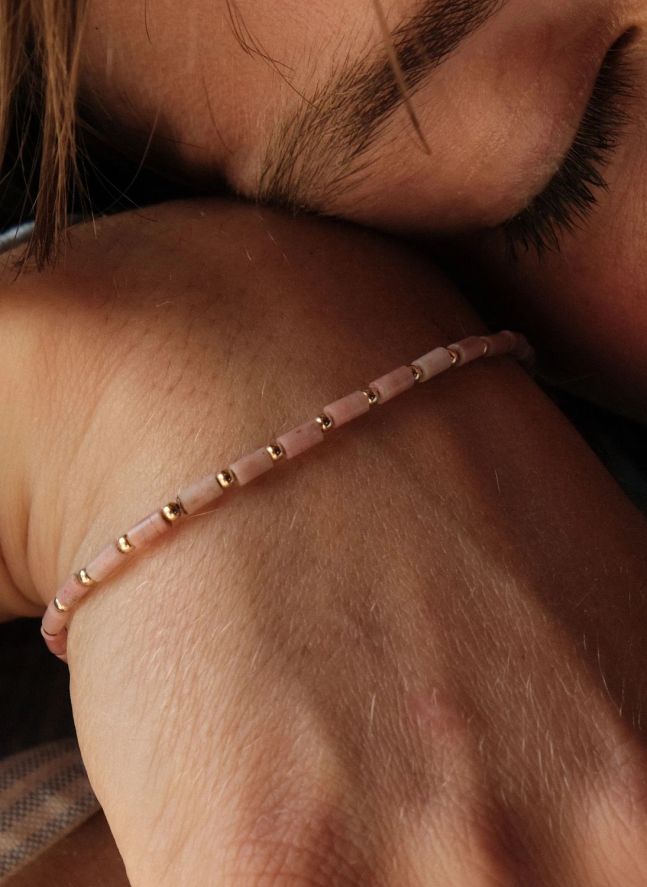 Bracelet Baia Rhodonite | Rose