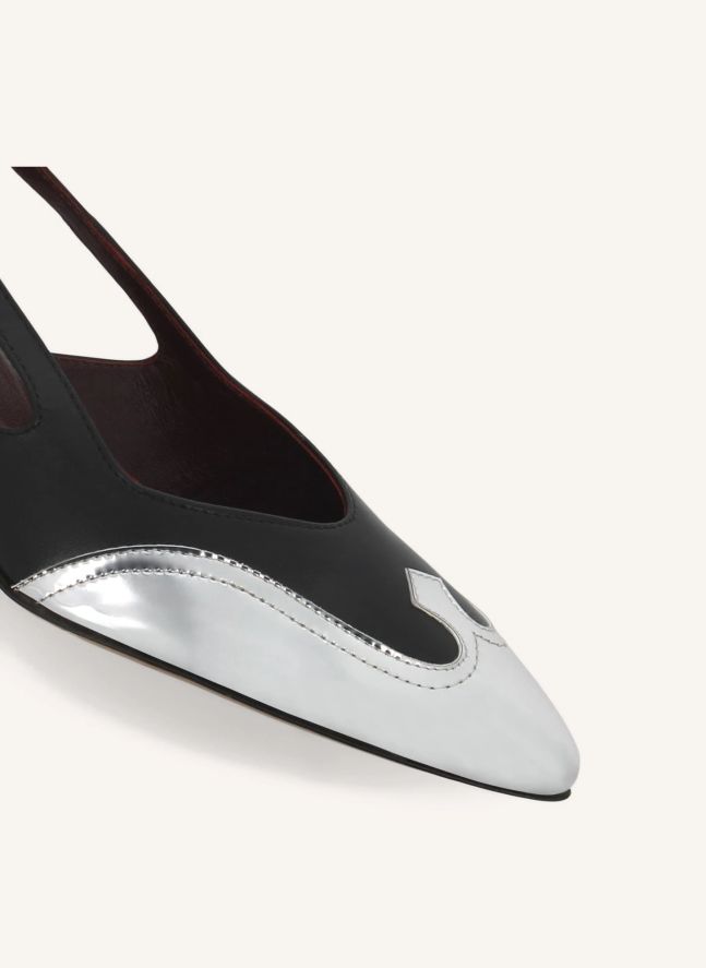 Escarpins Patti Cuir | Noir