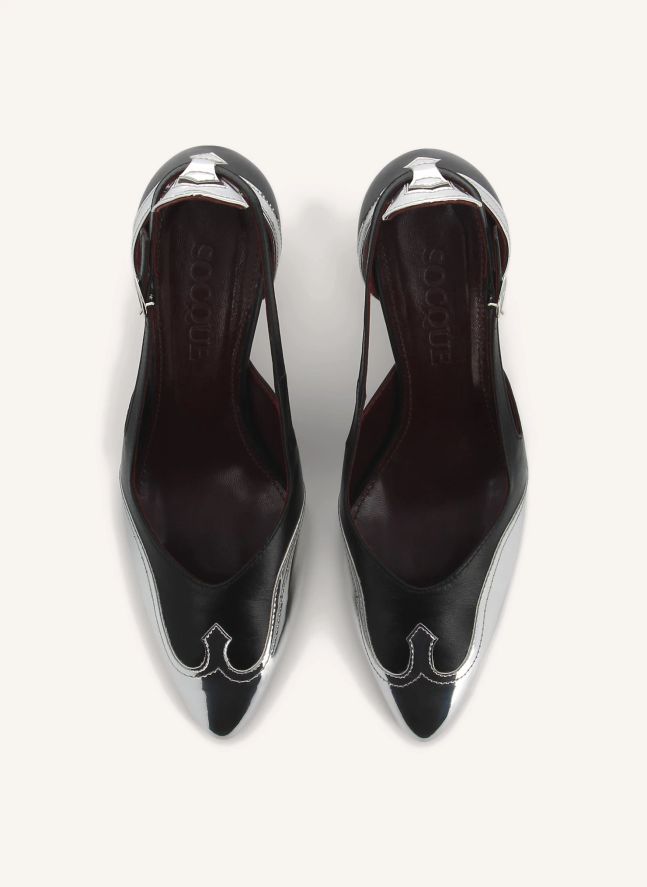 Escarpins Patti Cuir | Noir
