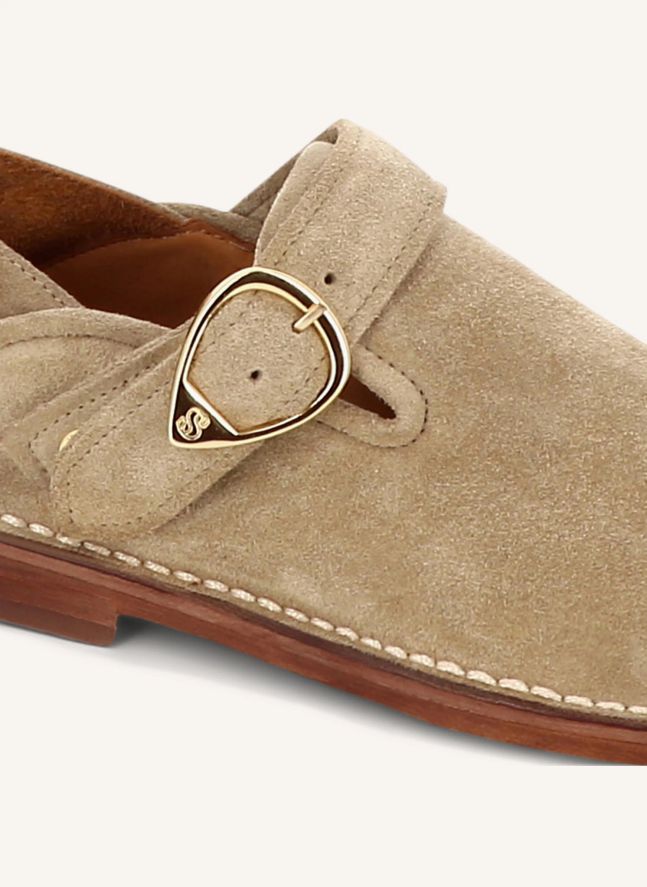 Slippers Lucca Suède | Taupe