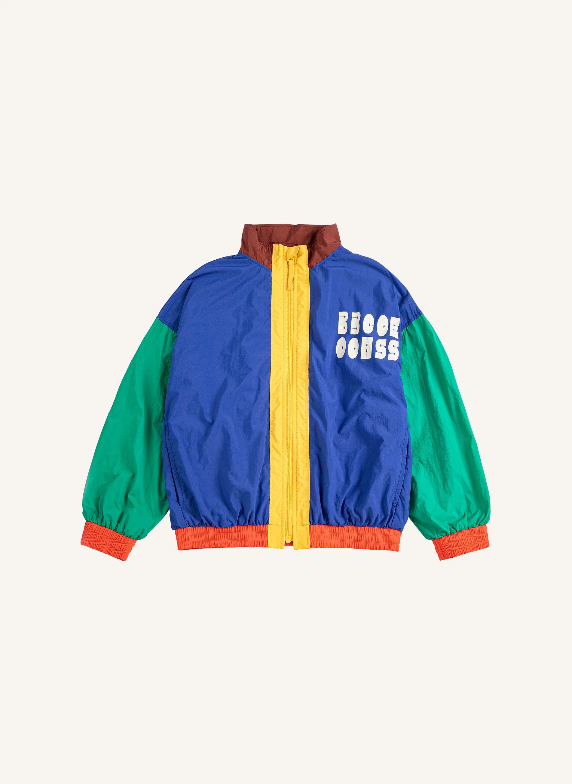 Veste Tracksuit Colorblock Fibres Recyclées | Bleu- Image produit n°0