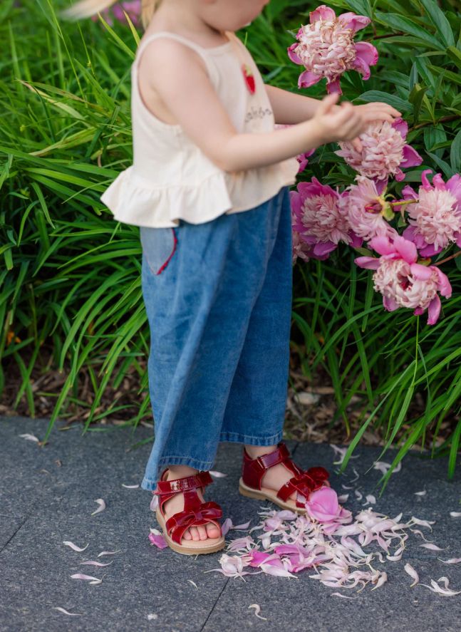 Sandals Gry  | Cherry red