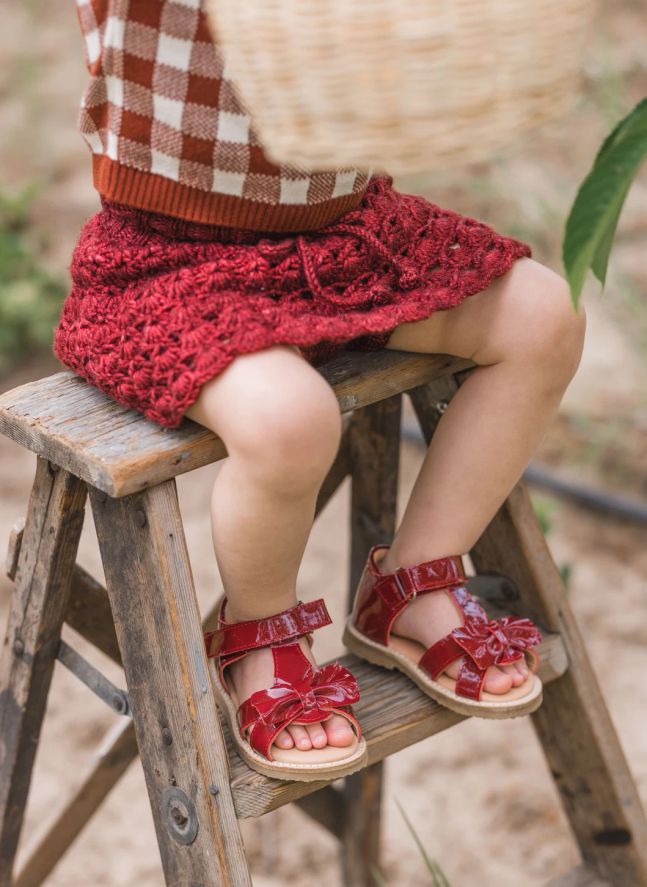 Sandals Gry  | Cherry red