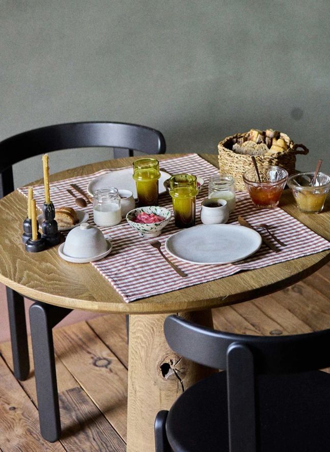 Set de table vichy Moka  | Mocha