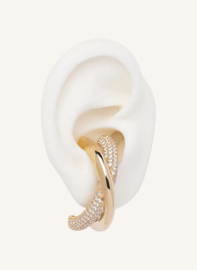 Boucles d'Oreilles X | Doré
