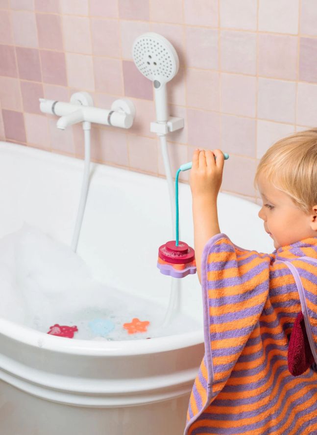 Bord de Mer bath fishing game | Burgundy