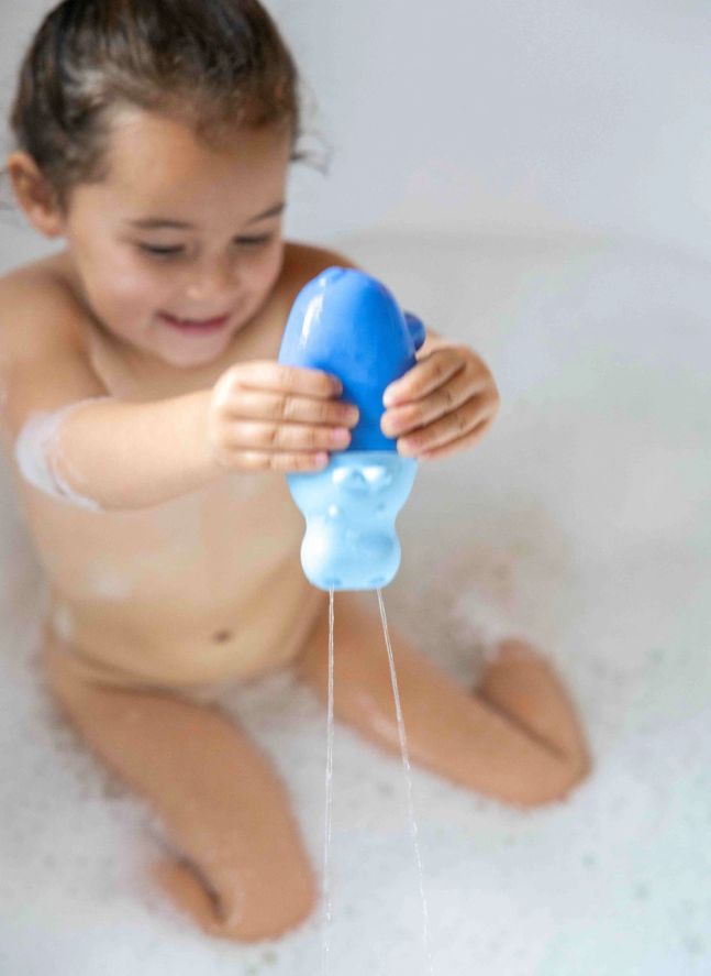 Squeezi Hippo bath toy | Blue