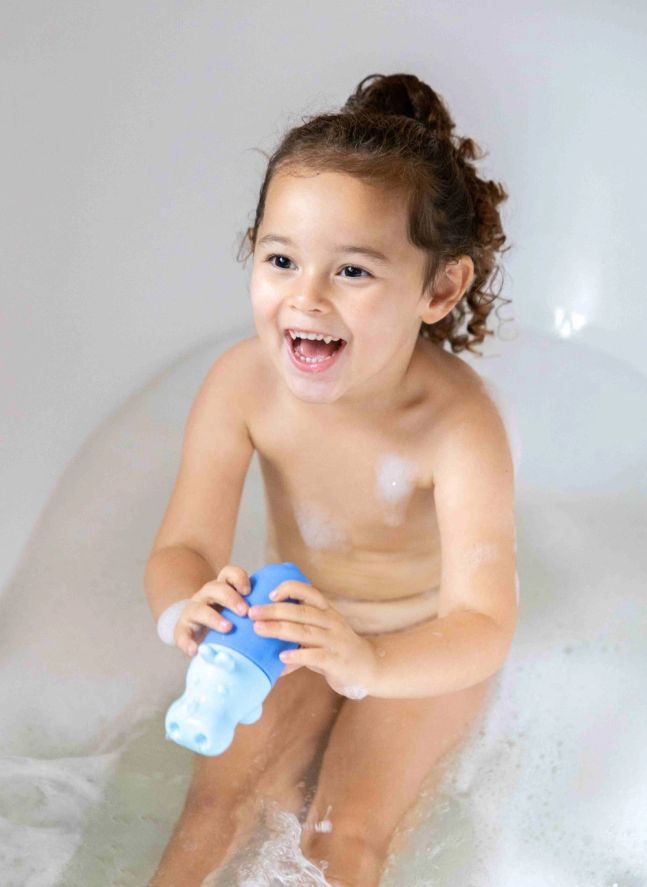 Squeezi Hippo bath toy | Blue