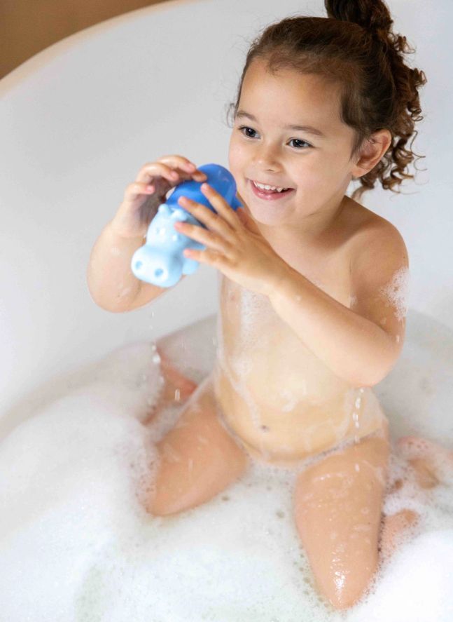 Squeezi Hippo bath toy | Blue