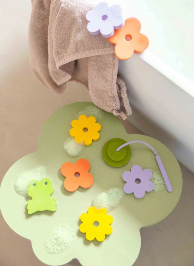 Frog Pond bath fishing game | Green