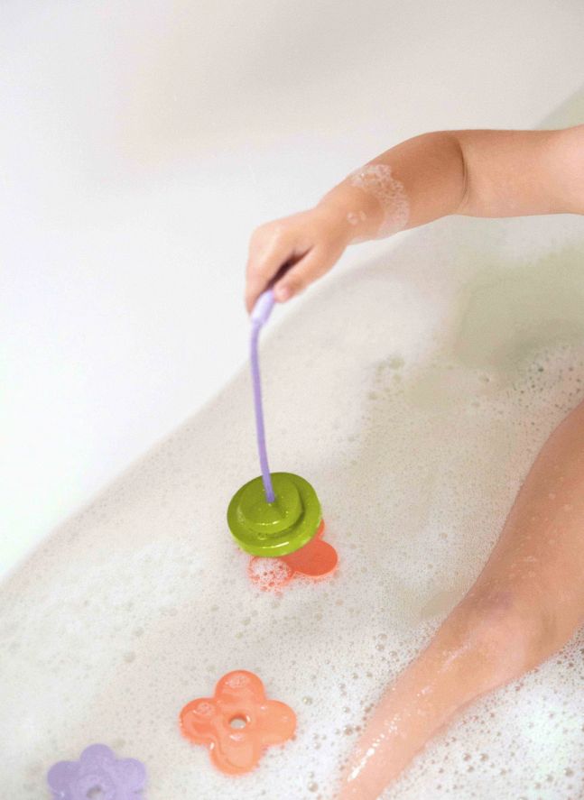 Frog Pond bath fishing game | Green