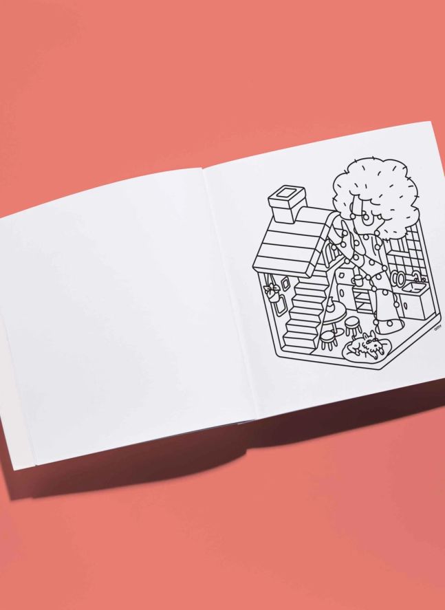 Carnet de coloriage Food Yummy | Rose