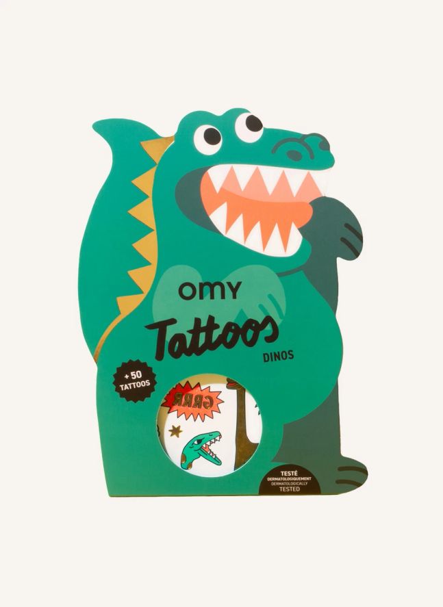 Tatouages éphémères Dinos | Vert