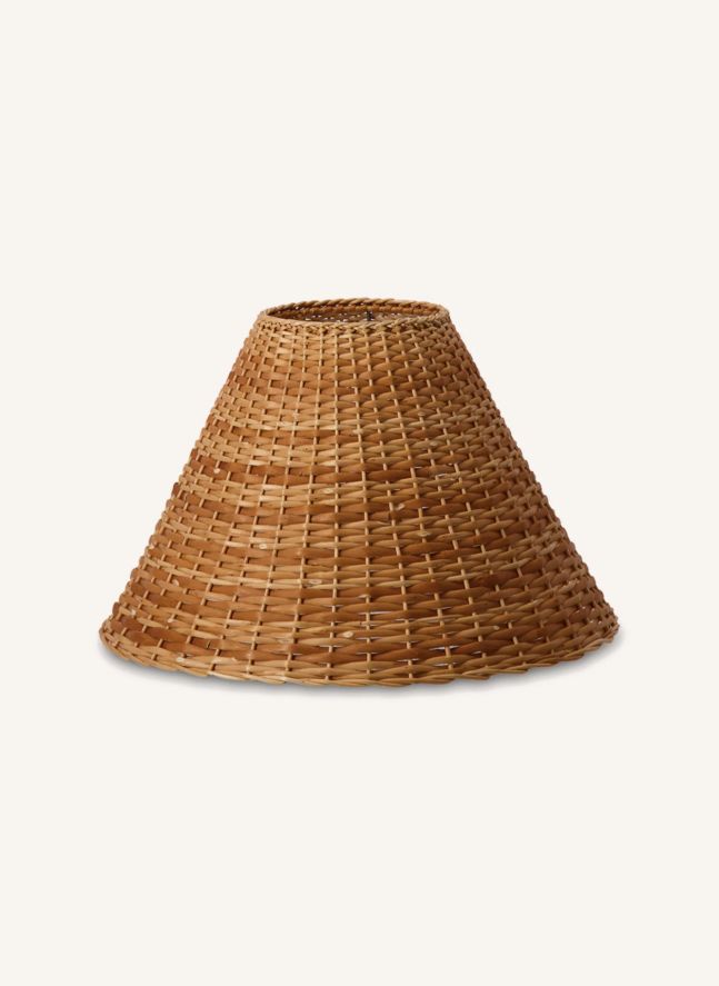Abat-jour en osier Camacha