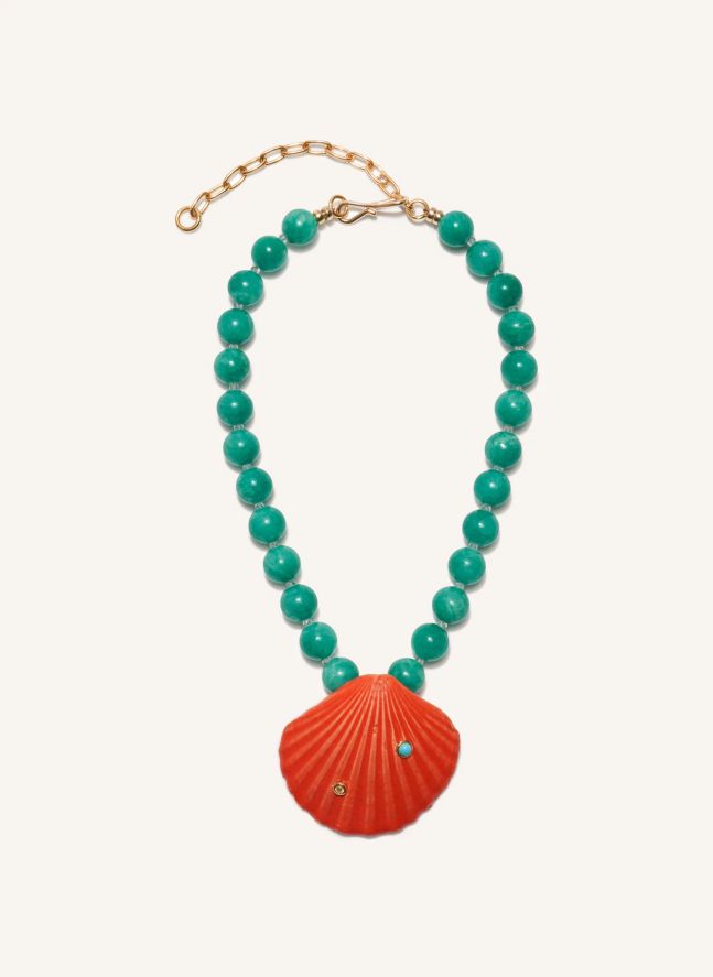 Collier Corfu Shell | Vert