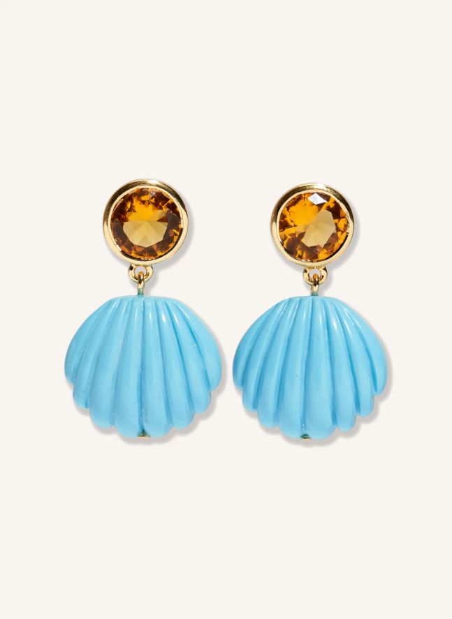 Boucles d'Oreilles Kai | Bleu