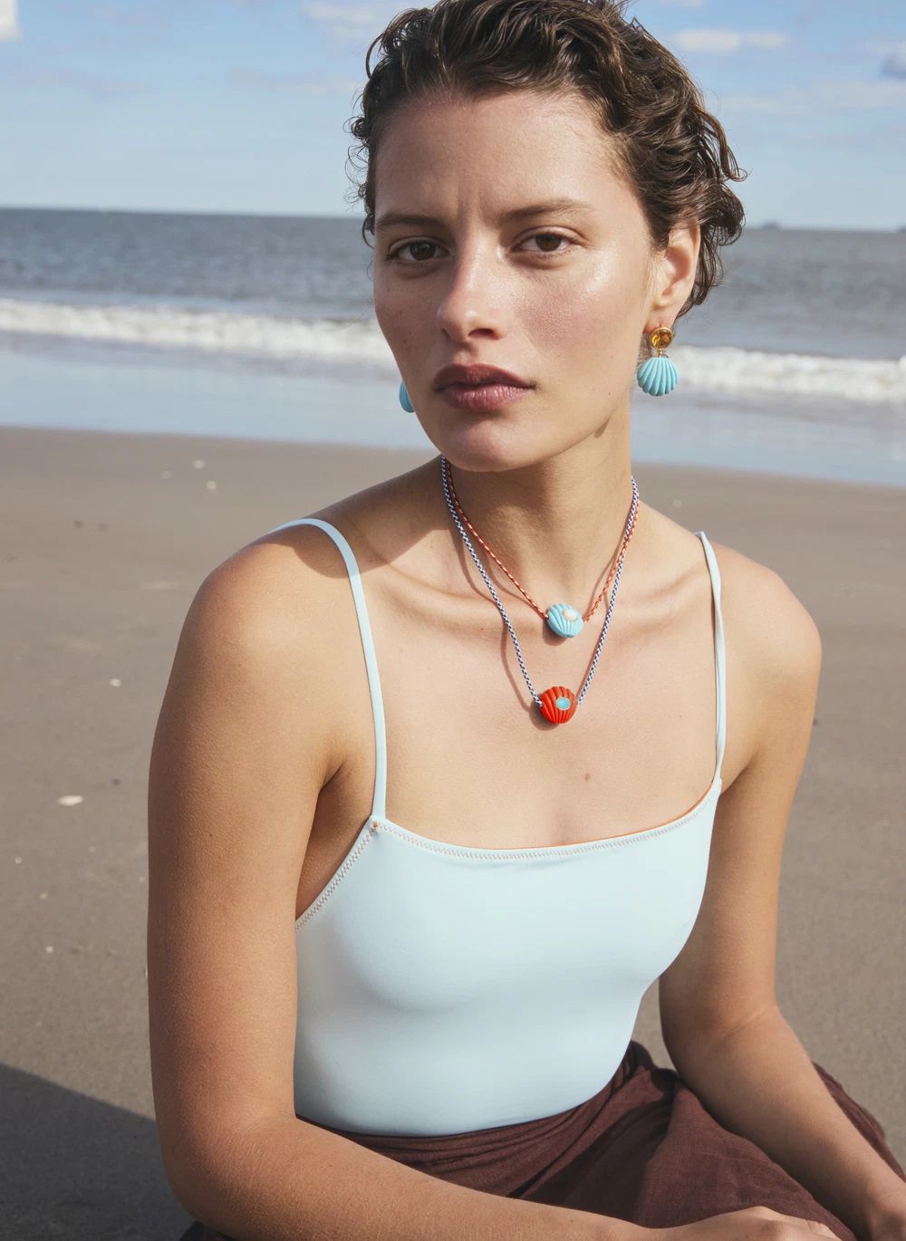 Collier Kai | Rouge- Image produit n°1