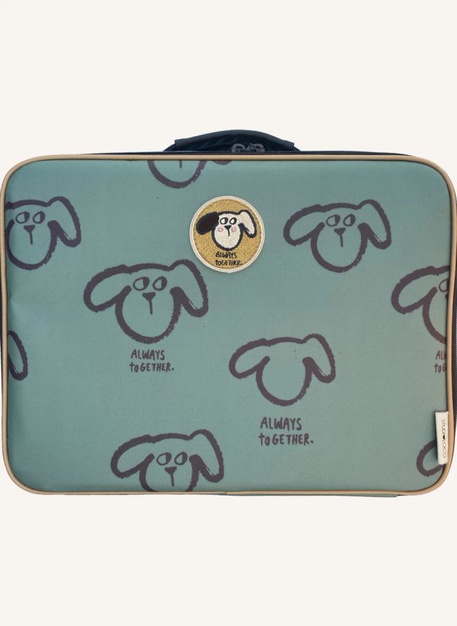 Doggy suitcase | Grey blue