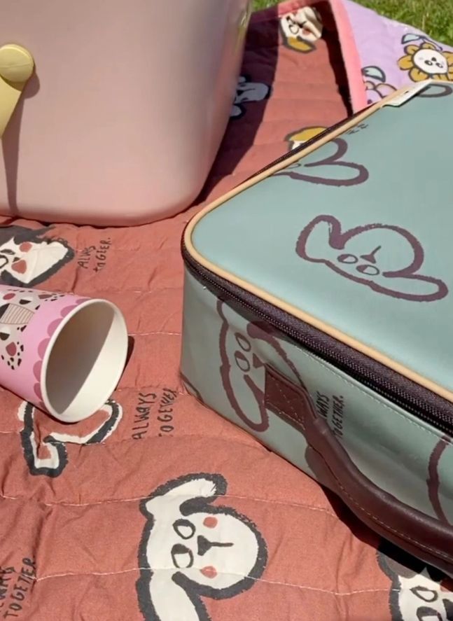 Doggy suitcase | Grey blue