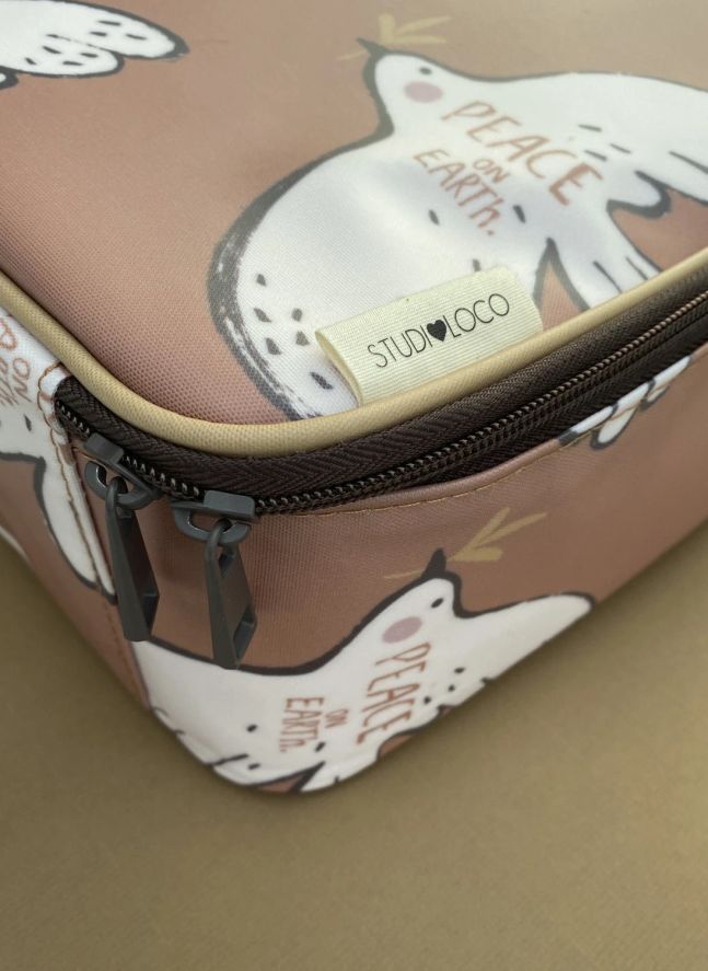 Bird suitcase | Dusty Pink
