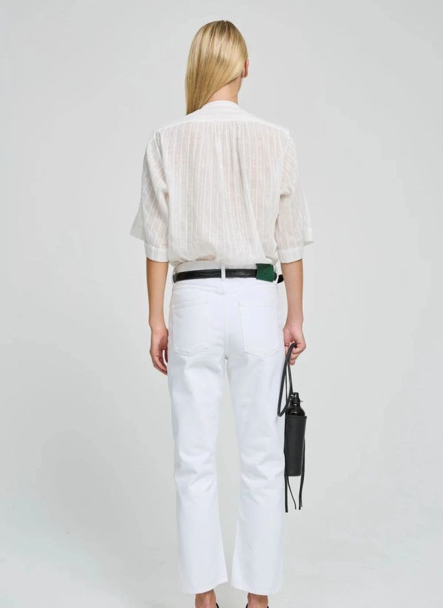 Blouse Magrita Short Coton | Blanc