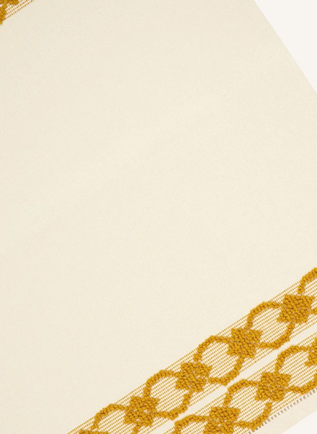 Set de table brodé Isabel | Jaune