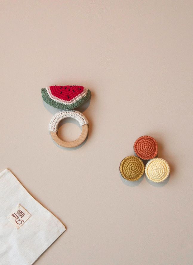 Anneau de dentition Pastèque | Rouge