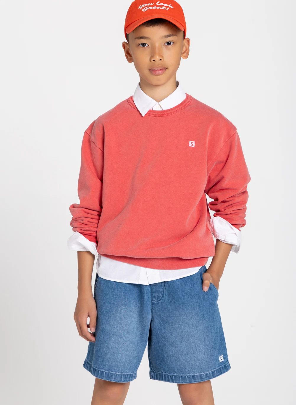 Short Denim Ample Tom | Bleu- Image produit n°1