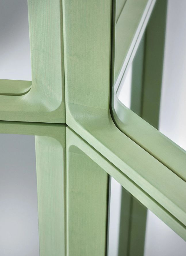 Miroir Arced, Rhys Copper | Vert