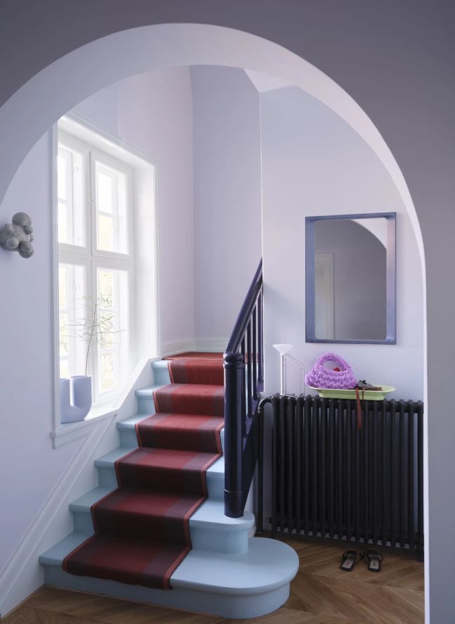 Miroir Arced, Rhys Copper | 	Lilas